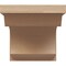 Ekena Millwork 12"W x 12"D x 12"H Wide Emerson Rough Cedar Woodgrain TimberThane Corbel, Primed Tan CORUR12X12X12EMRRCPR - alternate 5